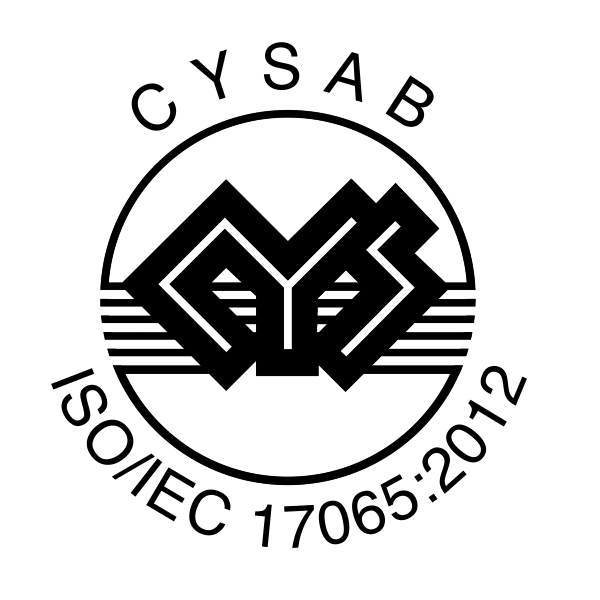 CYS-CYSAB accreditation symbol, ISO/IEC 17065:2012