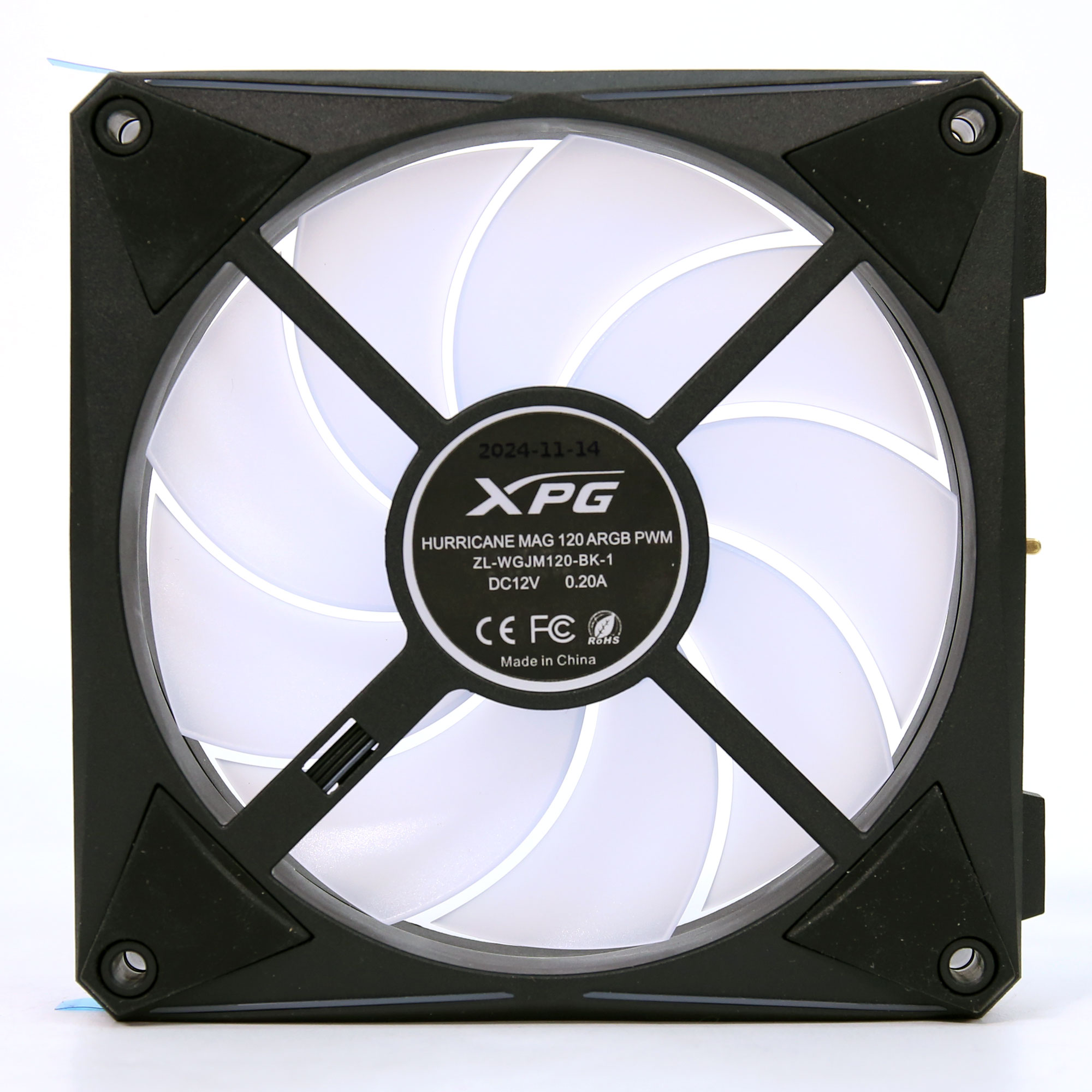 XPG HURRICANE MAG 120 ARGB PWM 本体 HURRICANE MAG 120 ARGB PWM