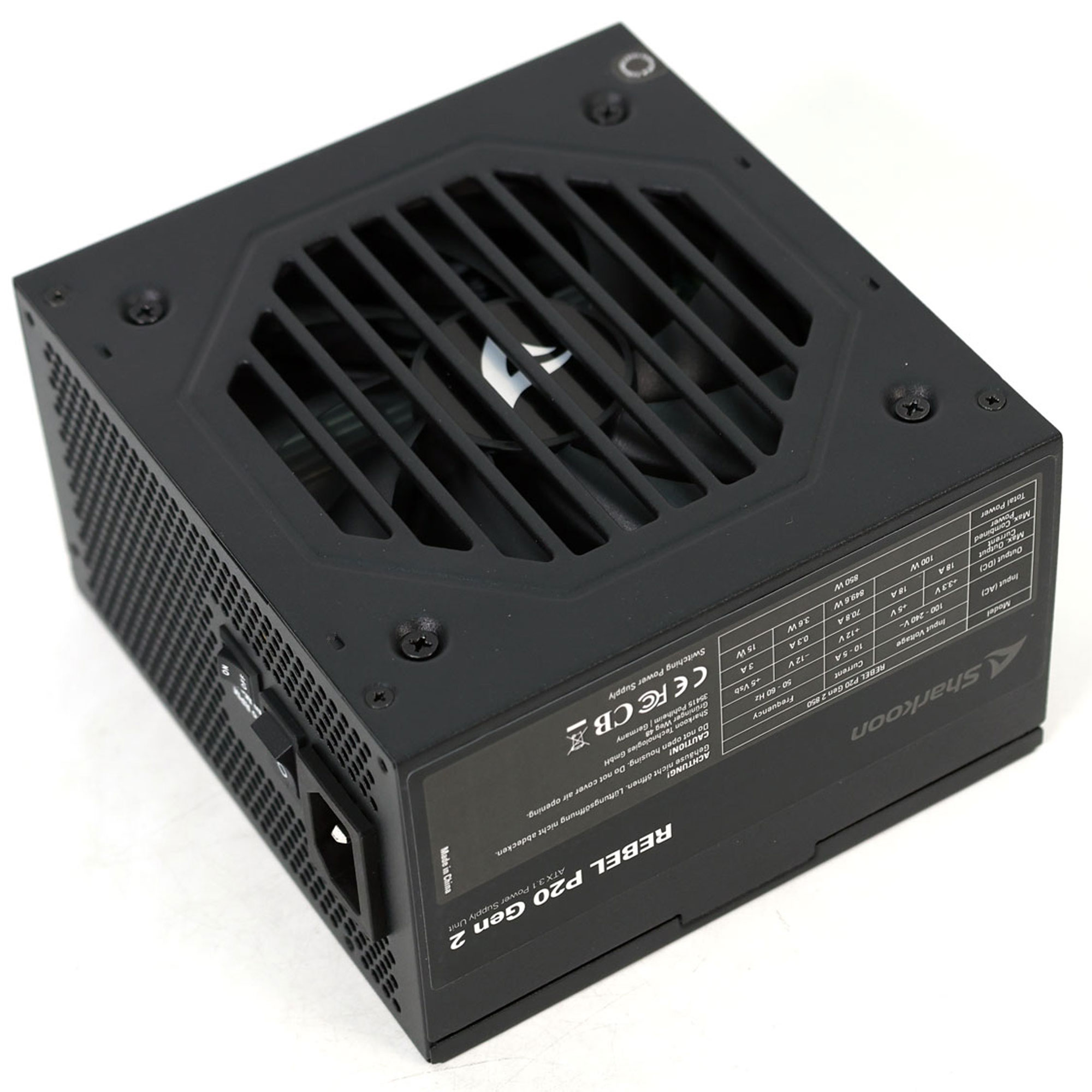 Sharkoon Rebel P20 Gen2 850 (Black/White)