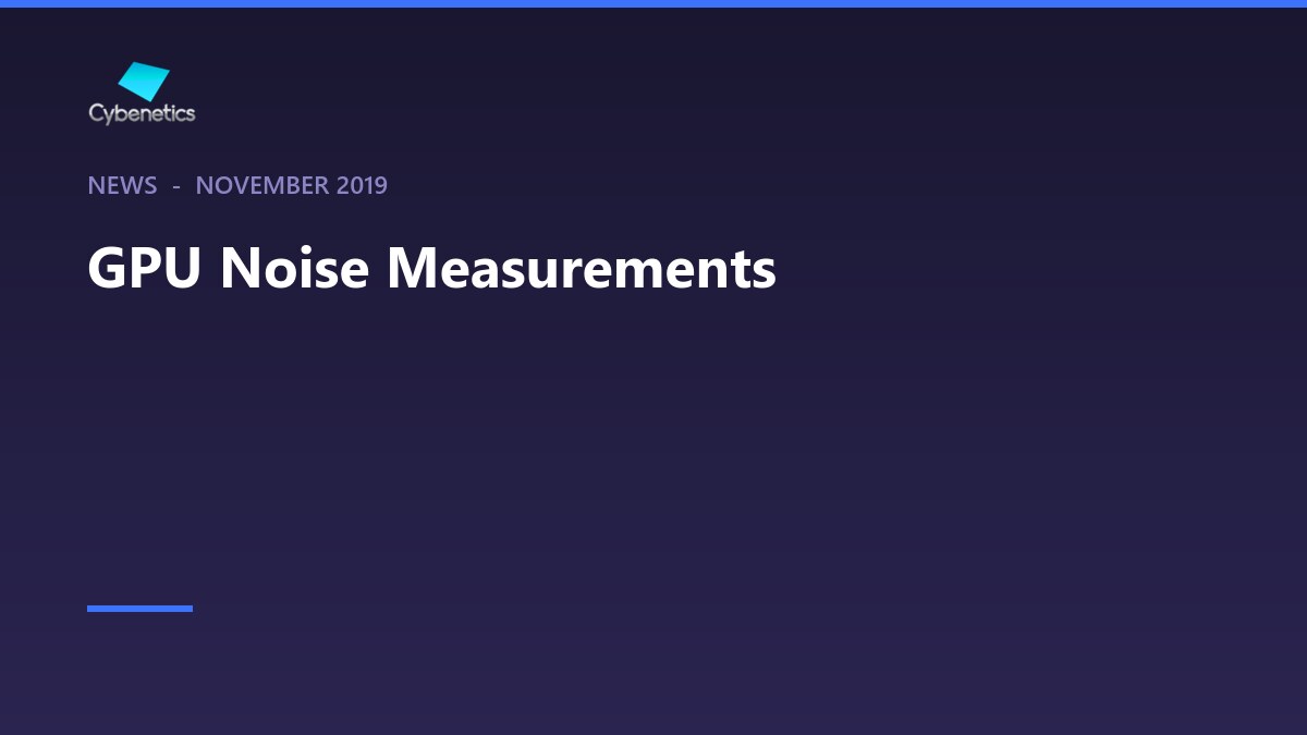 GPU Noise Measurements